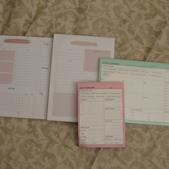 LOT: Paperian Daily + Weekly Undated Desk Planner - Picture 3 of 9
